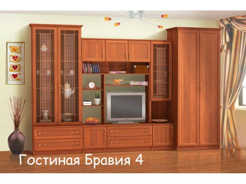 гостиная стенка бравия 4 в Костроме