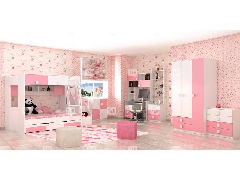 детская двухъярусная кровать rich pink в Костроме