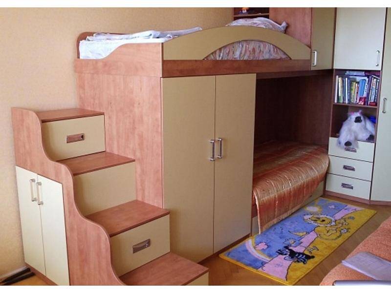 мебель для детской с двухъярусной кроватью в Костроме