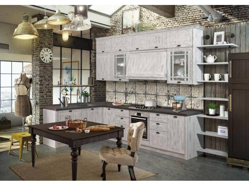 кухня угловая loft винтаж в Костроме