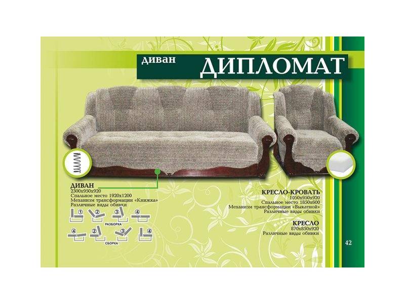 диван прямой дипломат в Костроме