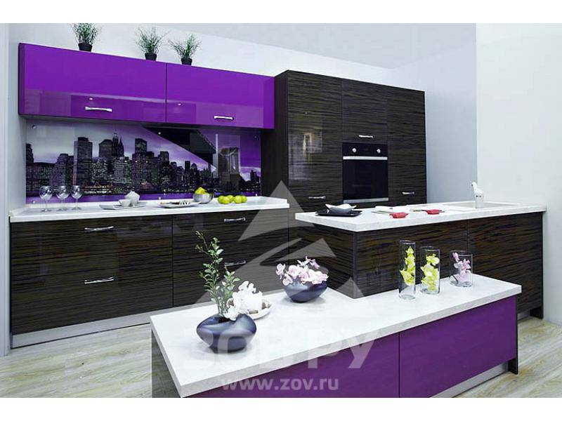 кухонный гарнитур шпон, крашенный мдф в Костроме
