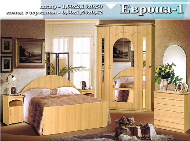 спальный гарнитур «европа 1» в Костроме
