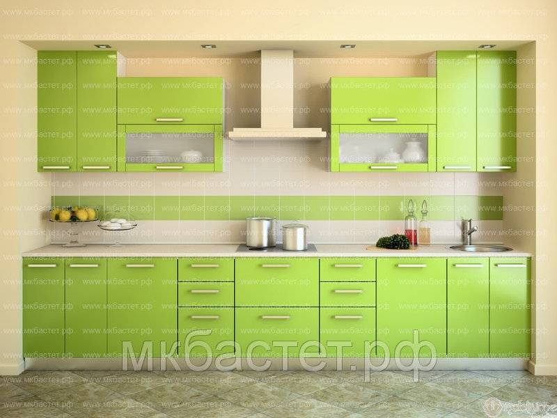 зеленая кухня виолетта в Костроме