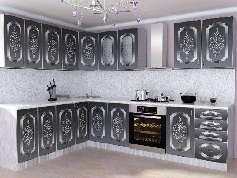 угловая кухня большая в Костроме