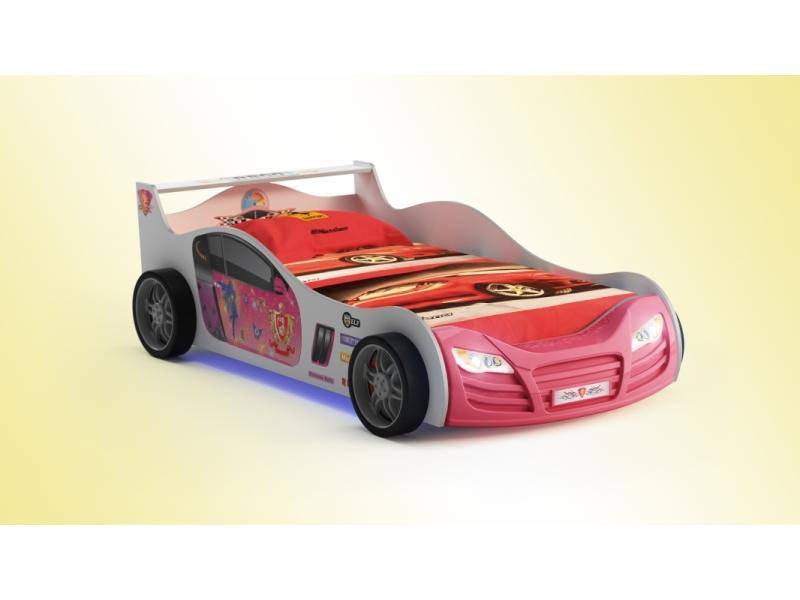 кровать машина r800 mini pinky line в Костроме