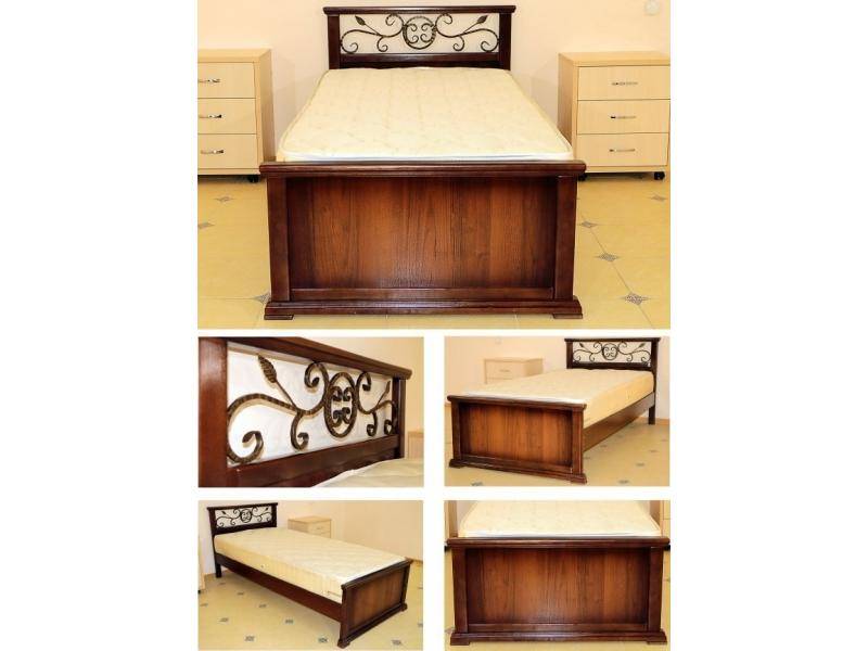 кровать с кованным изголовьем артикул 0536 в Костроме