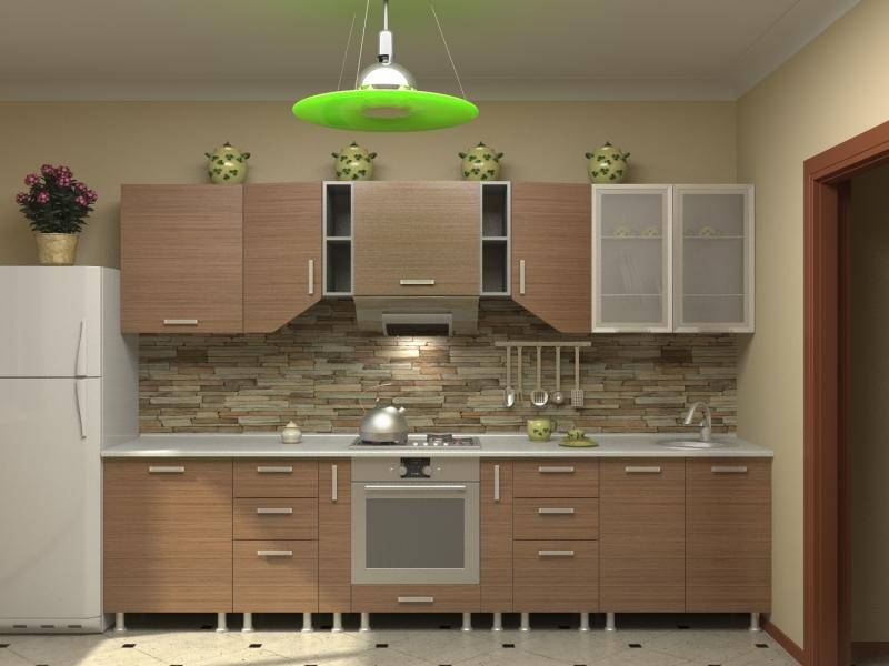 кухня прямая азалия комплектация 9 в Костроме