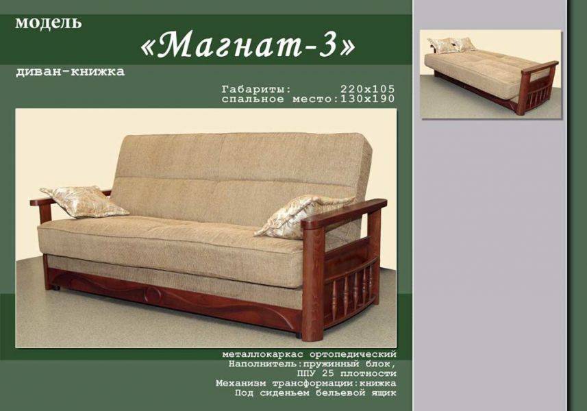диван-книжка магнат 3 в Костроме