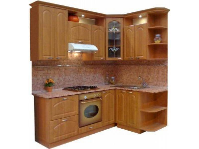 кухонный гарнитур угловой ольха 2 в Костроме