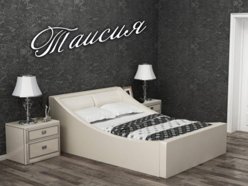 кровать таисия с мягким изголовьем кожа в Костроме