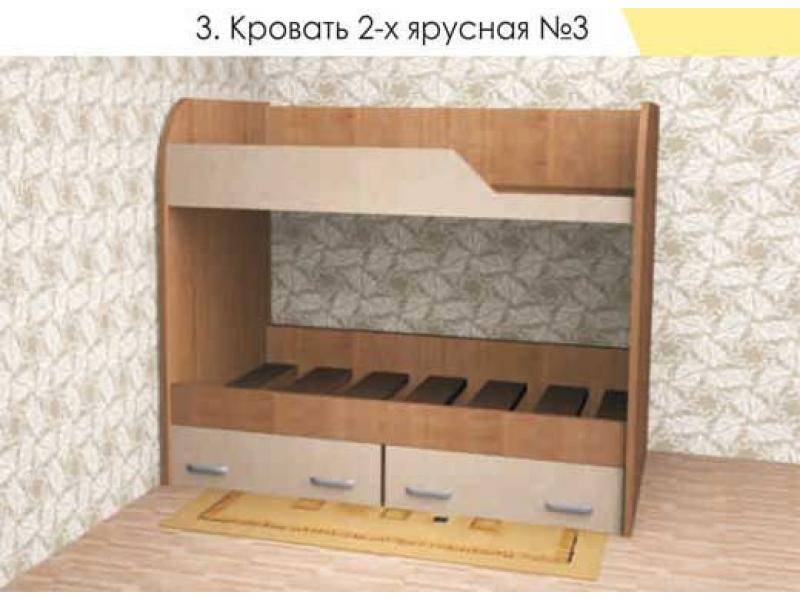 кровать двухъярусная 3 в Костроме