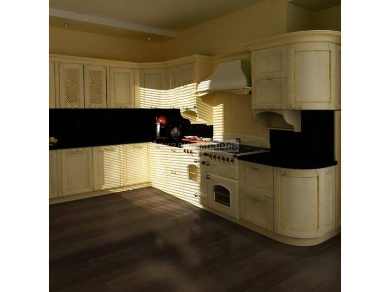 светлая кухня классика кантри 3 в Костроме