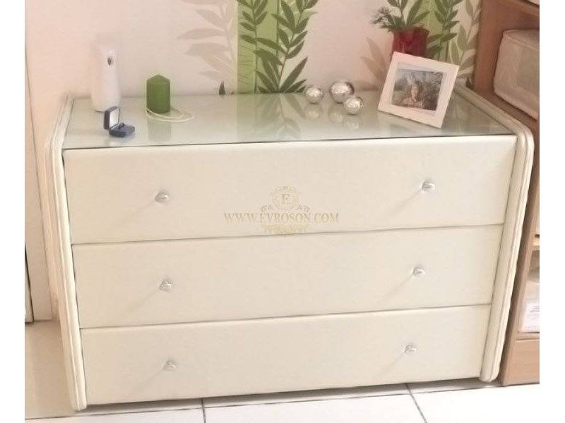 комод san leone maxi экокожа / стекло в Костроме