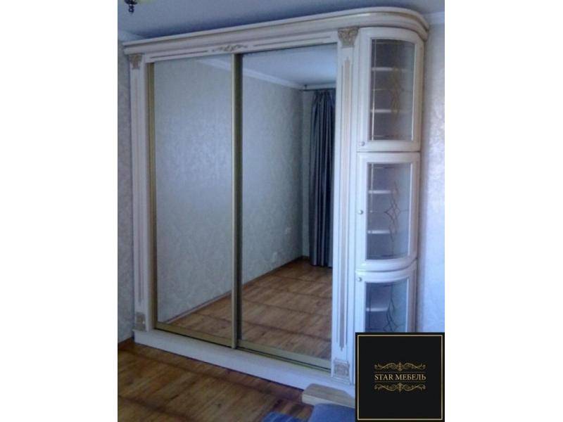 зеркальный шкаф-купе в спальню в Костроме