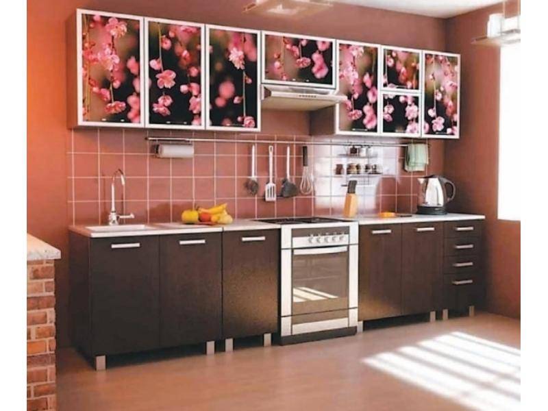 кухонный гарнитур прямой сакура в Костроме
