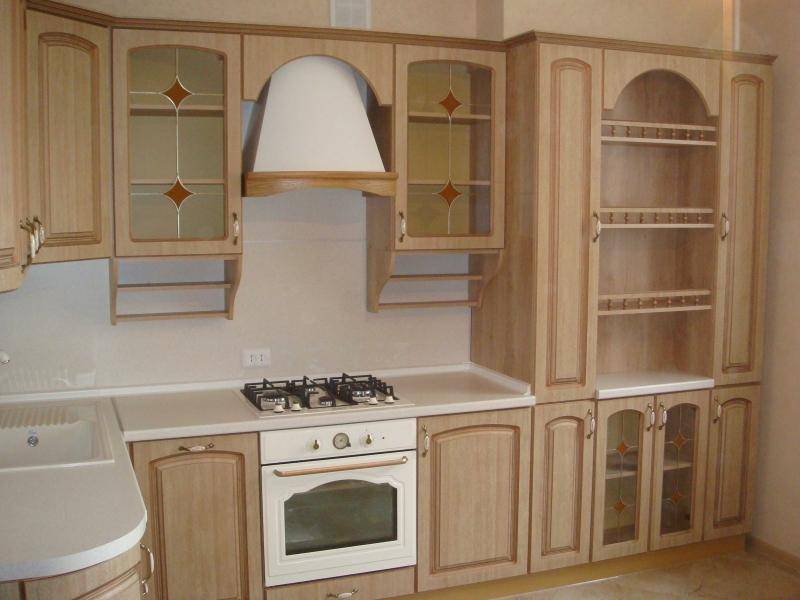 угловая кухня мдф с патиной в Костроме