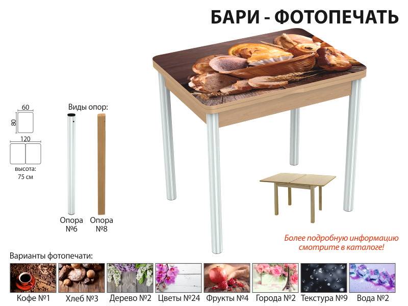 стол бари фотопечать в Костроме