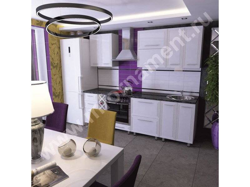 кухня люкс с 3d фасадами фрезеровка арт деко в Костроме