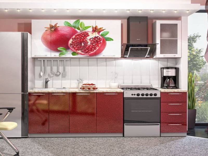 кухня 36 с фотопечатью в Костроме
