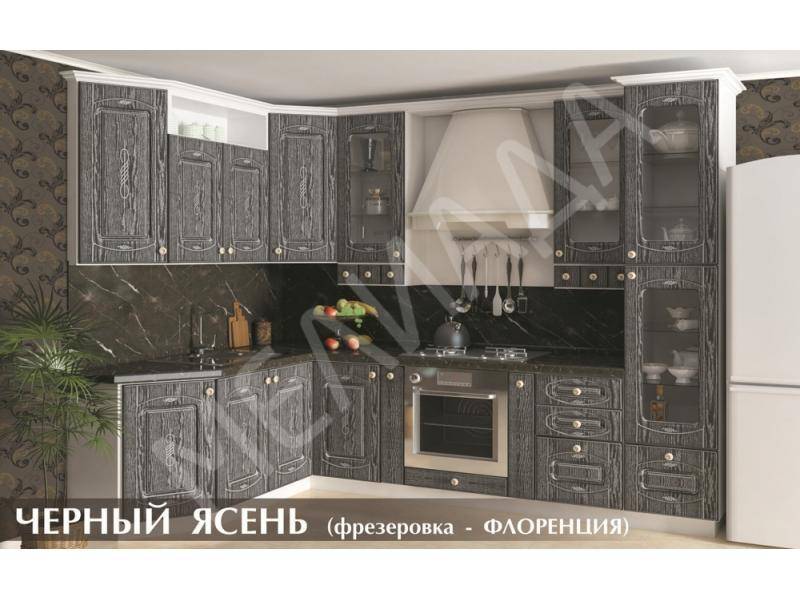 кухня чёрный ясень в Костроме