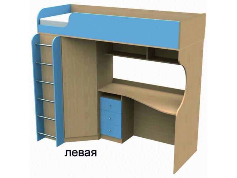кровать двухъярусная со столом в Костроме