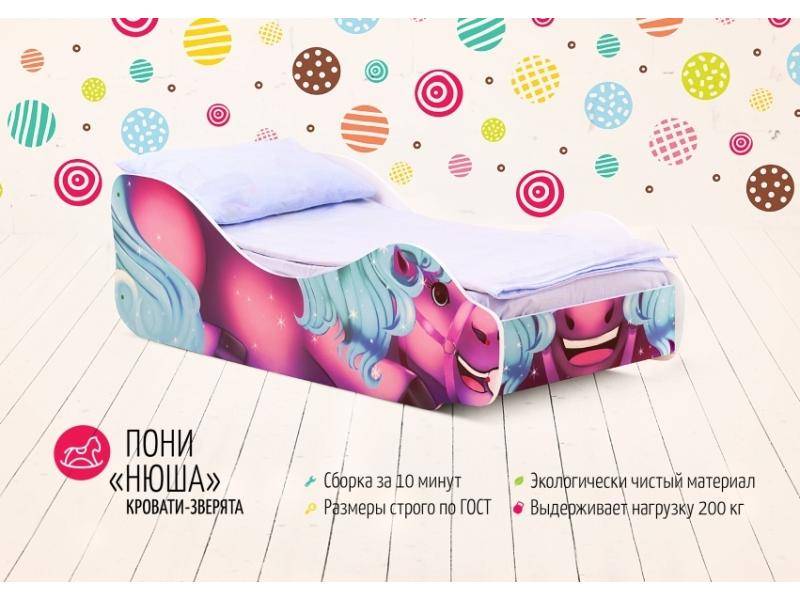 кровать детская пони нюша в Костроме