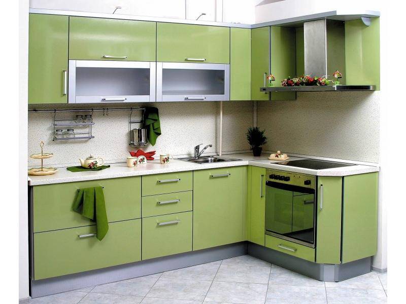 зеленая кухня элегант в Костроме