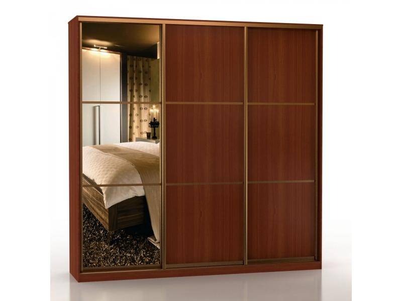 шкаф-купе 3 створки с зеркалом шк-3 20 24 60 05 04 04 в Костроме