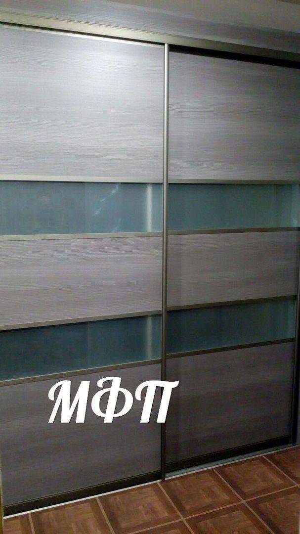 встроенный шкаф-купе с матовыми стеклами в Костроме