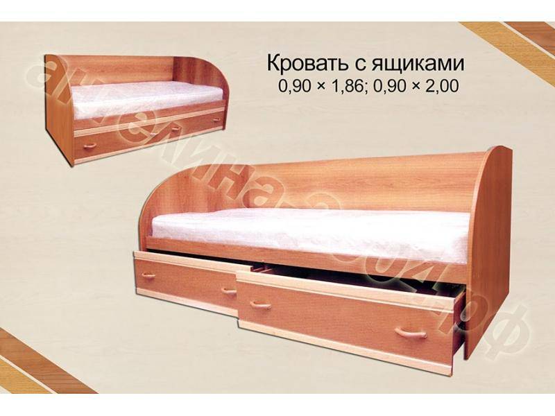 кровать с ящиками в Костроме