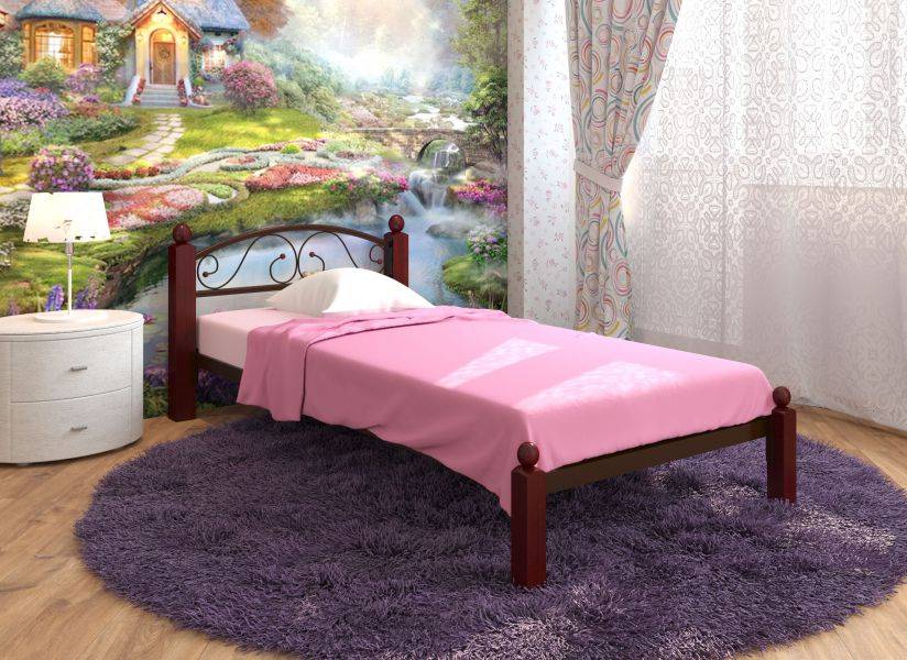 односпальная кровать вероника mini lux в Костроме