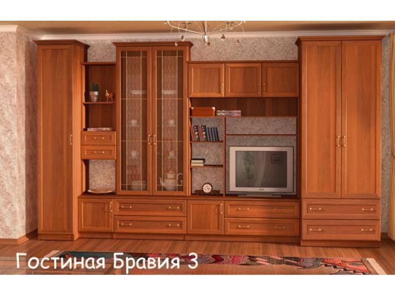 гостиная стенка бравия 3 в Костроме