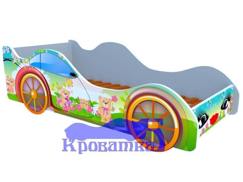 детская кровать-машина мишки в Костроме