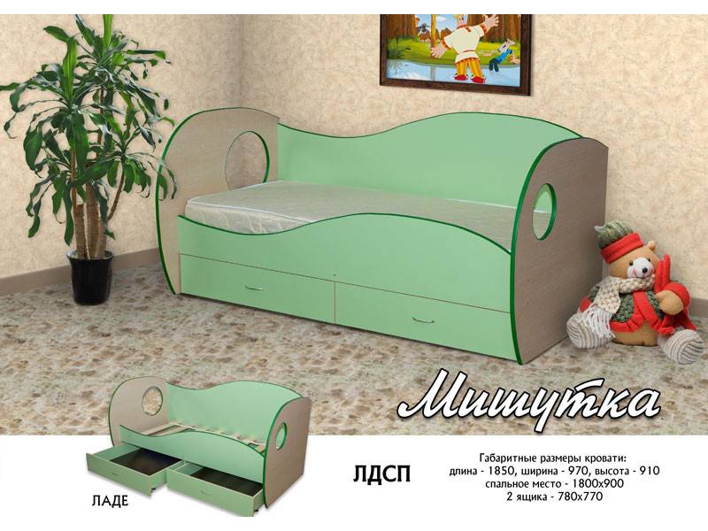 кровать детская мишутка в Костроме