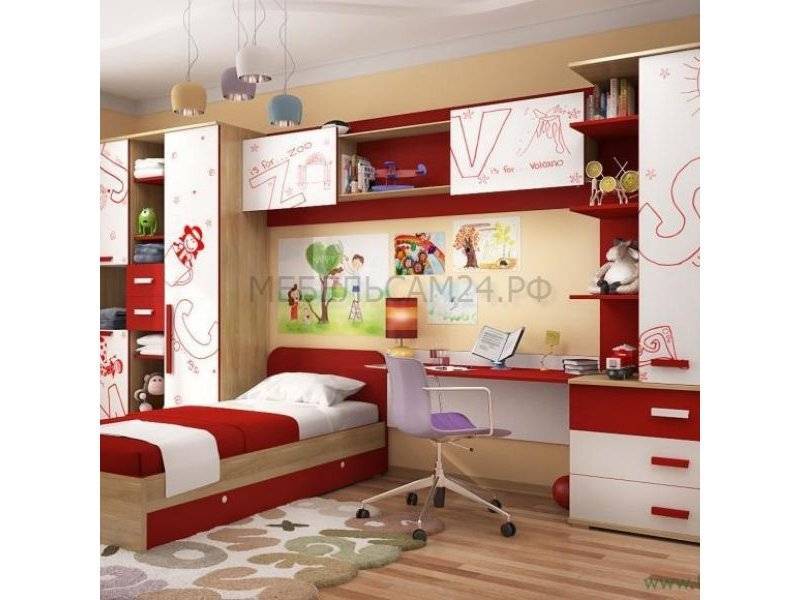 детская мебель для подростка графити красный в Костроме