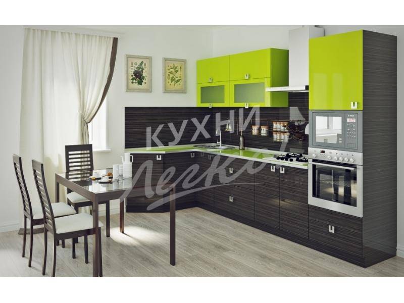 простая угловая кухня в Костроме