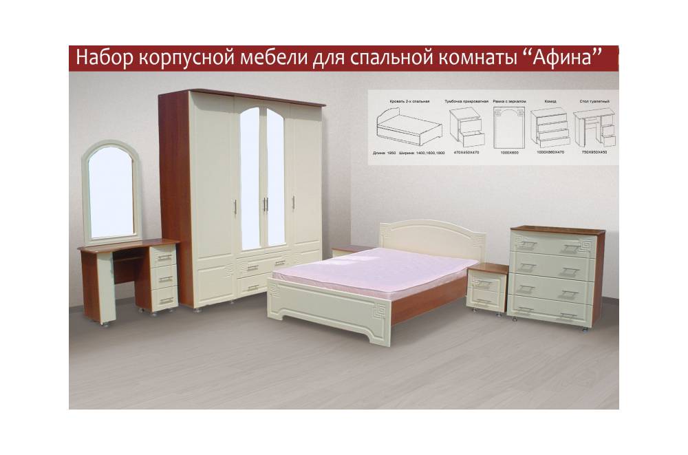 мебель для спальни «афина» в Костроме