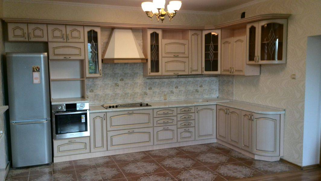 кухня мдф пленка с патинированием в Костроме