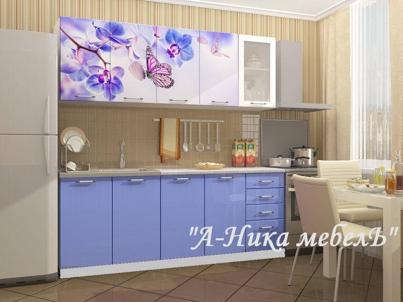 кухня прямая 1.6 метр аника 10 в Костроме