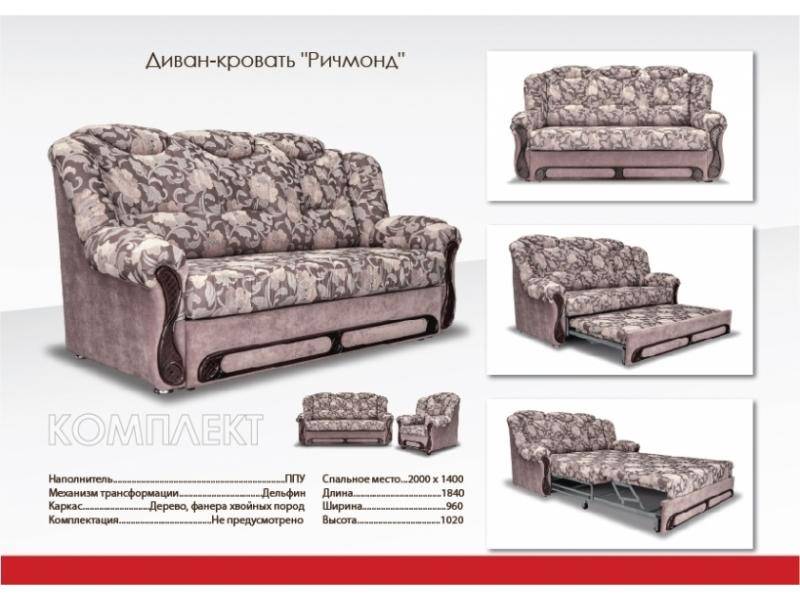 выкатной диван ричмонд в Костроме