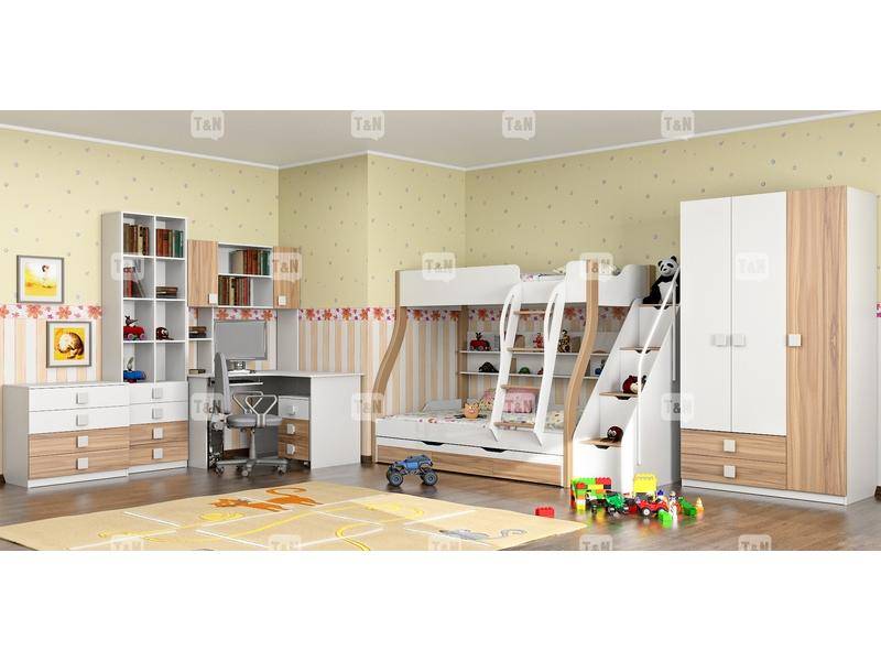 детская двухъярусная кровать tracy oak в Костроме