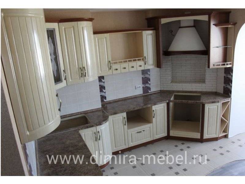 кухня мдф пвх угловая в Костроме