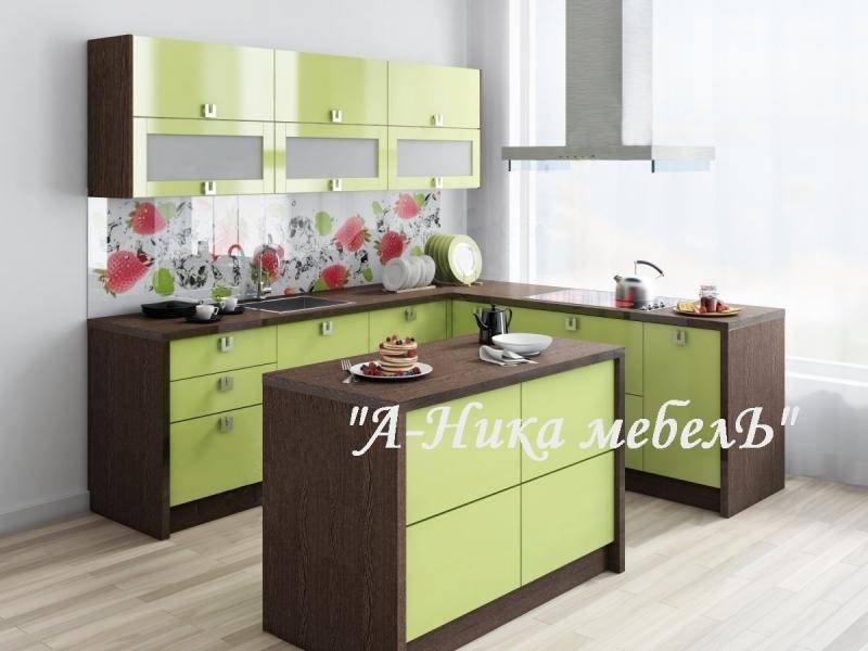современная кухня из пластика оливия в Костроме