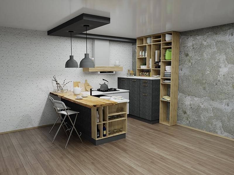 маленькая кухня софитта small в Костроме