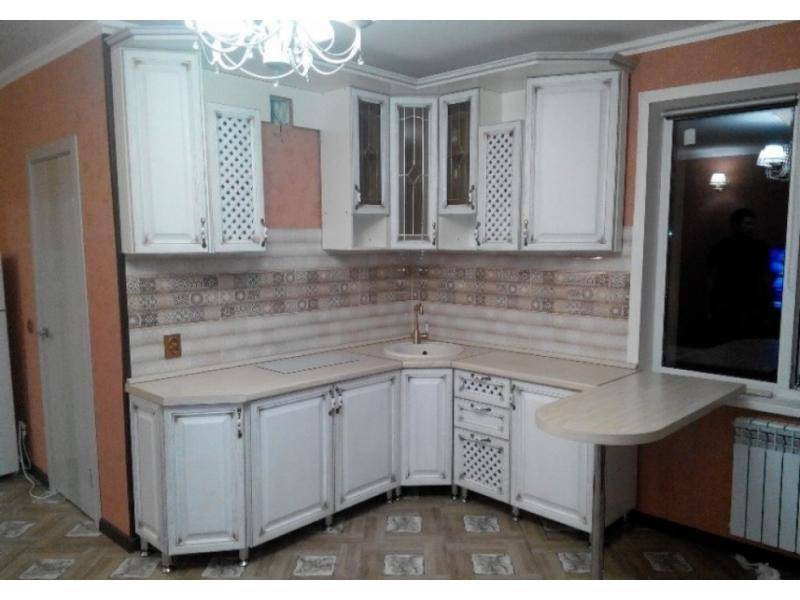кухня с фасадами массив дуба в Костроме