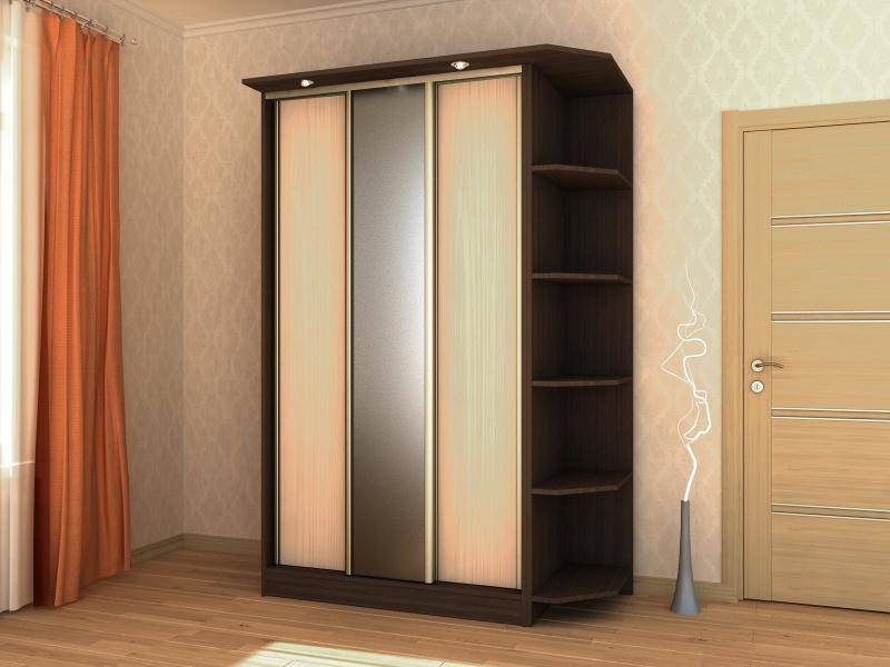 шкаф-купе с угловыми полками 1 в Костроме