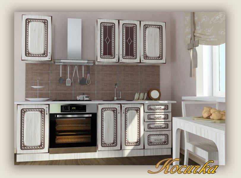 прямая кухня косичка в Костроме
