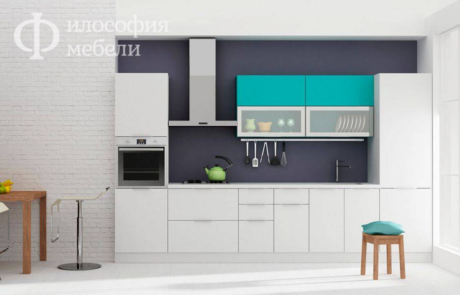 прямая кухня №30 в Костроме