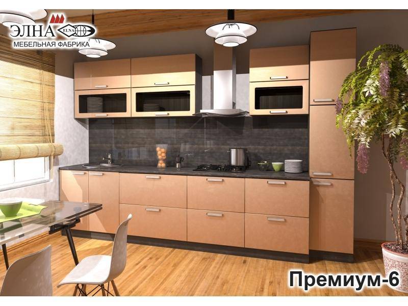 кухня прямая премиум 6 в Костроме